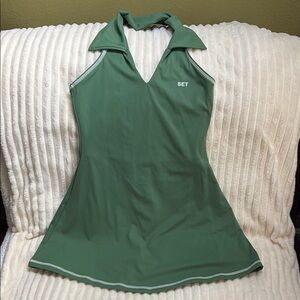 “SET Active” Sleeveless Sportbody Tennis Dress with Collar 🎾